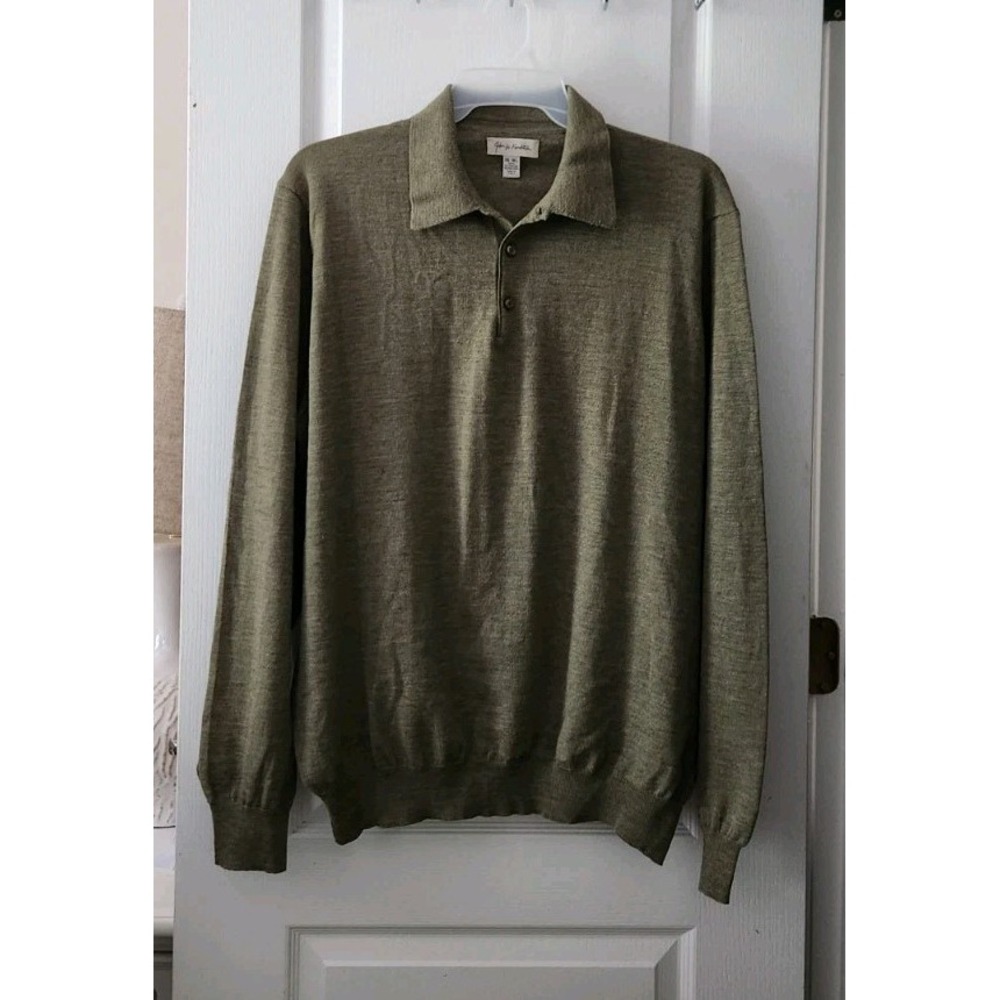 John W. Nordstrom Men's Extrafine Merino Wool  pullover sweater Sz‎ XXL TALL